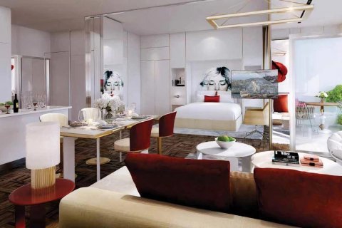 Byt v Business Bay, Dubai, SAE 1 pokoj, 49.5 m² Č.: 599651 - fotografie 6