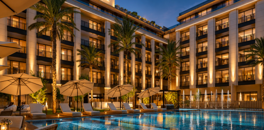 Apartemen di Dubai, UEA 1 kamar tidur, 83.14 m2 nomor 623056
