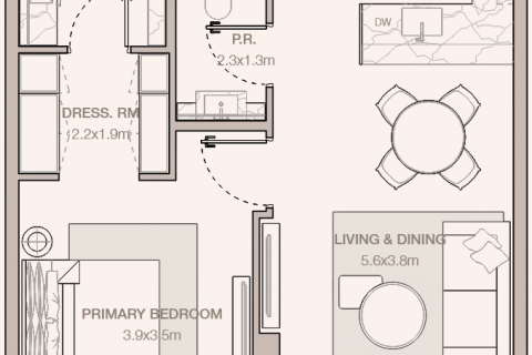 Apartment in DIFC, Dubai, UAE 1 bedroom, 80 sq.m. № 610795 - photo 26
