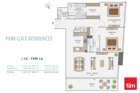 Byt v Dubai, SAE 2 ložnice, 145.9 m² Č.: 610208 - fotografie 26