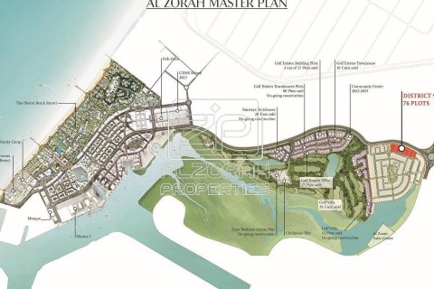 Land in Al Zorah, Ajman, UAE 949.9 sq.m. № 595809 - photo 4