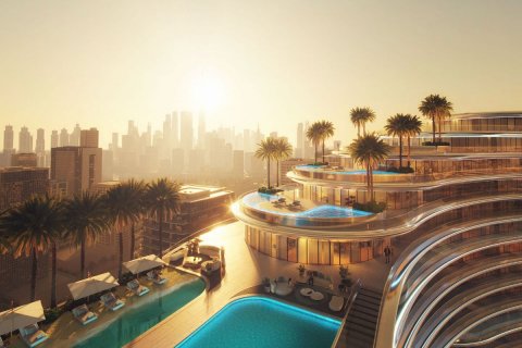 Byt v Business Bay, Dubai, SAE 1 ložnice, 75.5 m² Č.: 610351 - fotografie 1