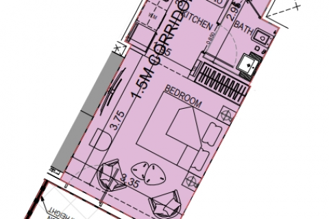Byt v Dubai, SAE 1 pokoj, 36 m² Č.: 633217 - fotografie 19