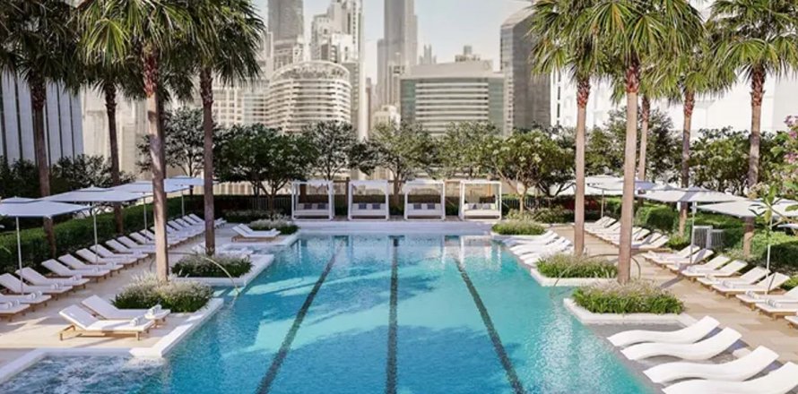 Byt v Business Bay, Dubai, SAE 1 ložnice, 91 m² Č.: 591107