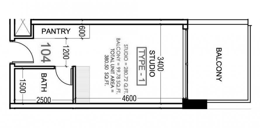 Apartment in Al Haseen Residences 4 in Dubai, UAE 35.76 sq.m. № 572472