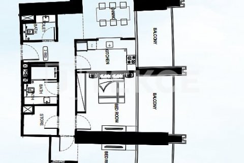 Business Bay, Dubai, UAE의 판매용 아파트 침실 2개, 123제곱미터 번호 633284 - 사진 15