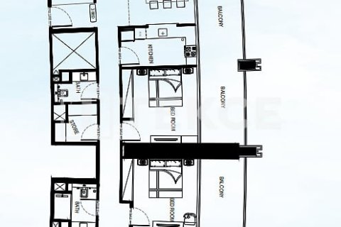 Business Bay, Dubai, UAE의 판매용 아파트 침실 2개, 123제곱미터 번호 633284 - 사진 16