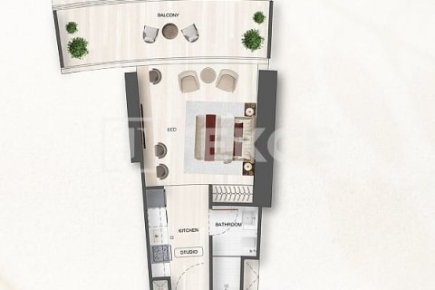 Byt v Jumeirah Village Triangle, Dubai, SAE 3 ložnice, 144 m² Č.: 633282 - fotografie 12