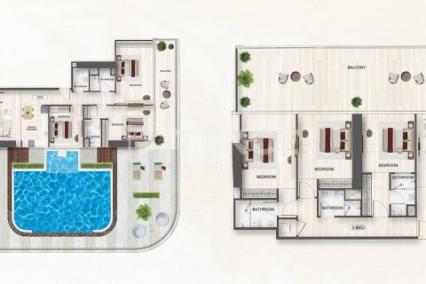 Byt v Jumeirah Village Triangle, Dubai, SAE 3 ložnice, 144 m² Č.: 633282 - fotografie 16