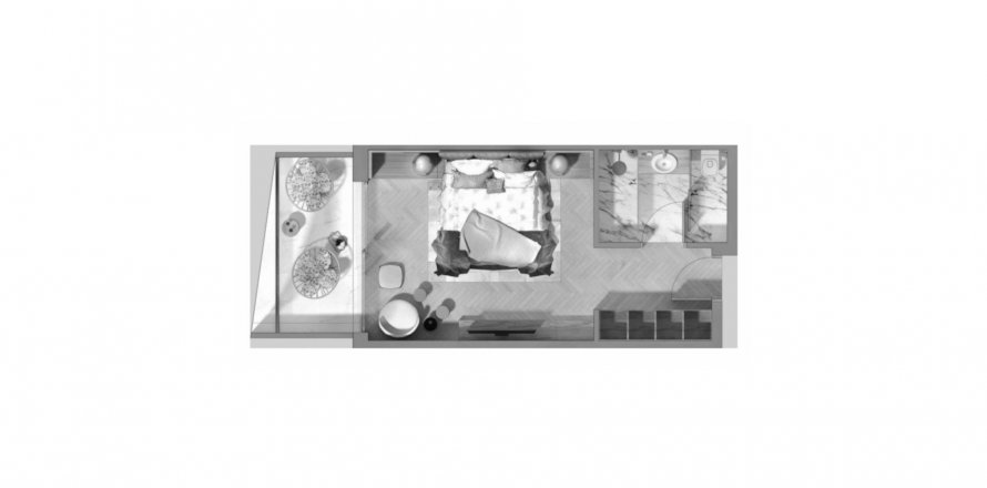 Apartment in THE COTE D`AZUR HOTEL in The World Islands, Dubai, UAE 1 bedroom, 45 sq.m. № 620367