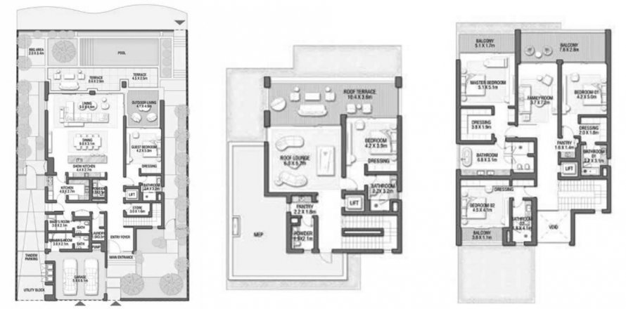 Vila v Palm Jebel Ali v Palm Jebel Ali, Dubai, SAE 5 ložnice, 685.11 m² Č.: 573648