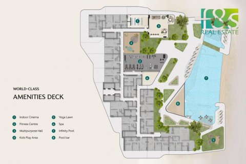 Byt v Al Marjan Island, Ras Al Khaimah, SAE 2 ložnice, 98.4 m² Č.: 551803 - fotografie 11