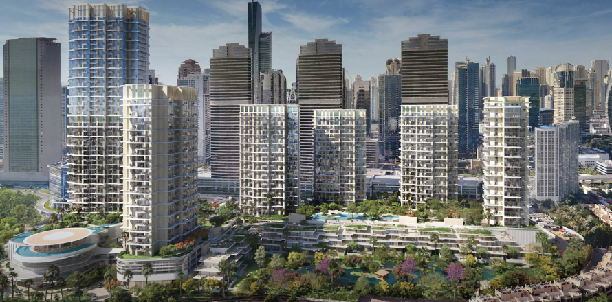 Apartament në Dubai, Emiratet e Bashkuara Arabe 1 dhomë gjumi, 77 m2. № 623184