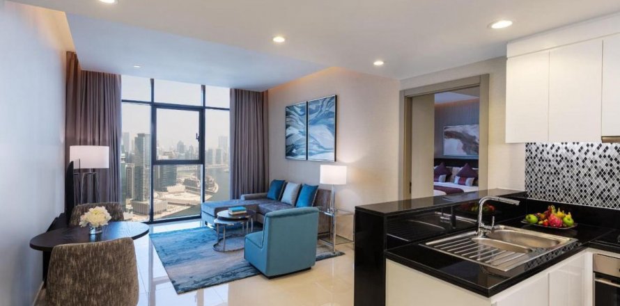 Apartament në Business Bay, Dubai, Emiratet e Bashkuara Arabe 2 dhoma gjumi, 100 m2. № 589536