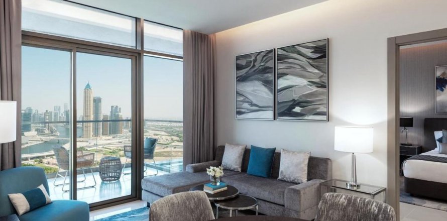 Byt v Business Bay, Dubai, SAE 2 ložnice, 100 m² Č.: 589536
