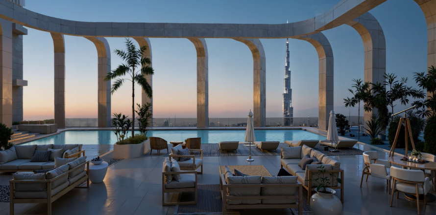 阿联酋 Dubai Business Bay 公寓  1 卧, 72 平方米 , 编号 617464