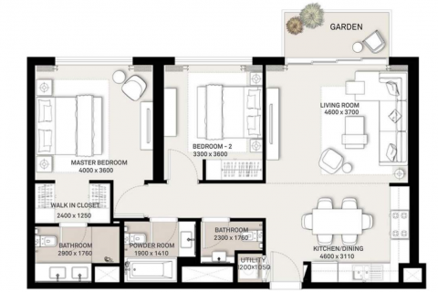 Apartemen di Dubai Hills Estate, Dubai, UEA 2 kamar tidur, 91.97397000 m2 nomor 583812 - foto 21