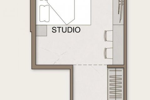 Byt v Business Bay, Dubai, SAE 1 pokoj, 37 m² Č.: 599512 - fotografie 9