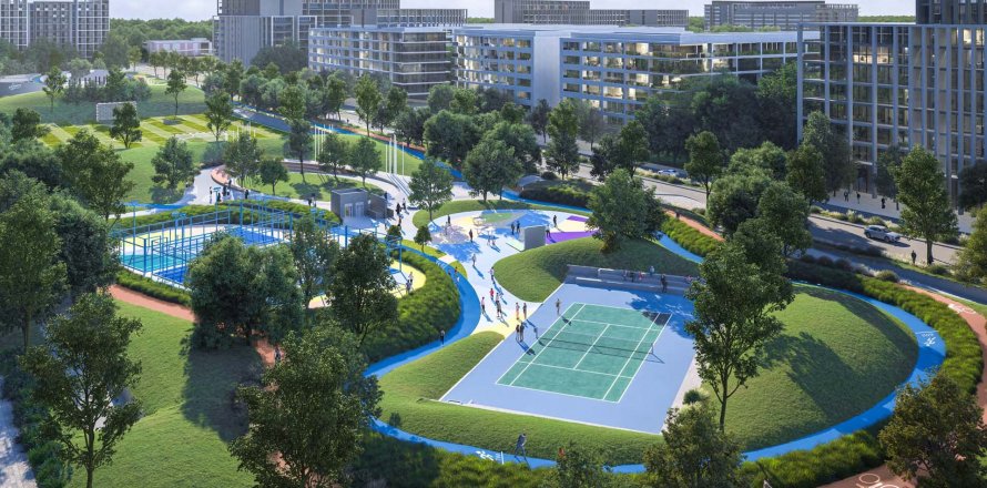 Byt v Safa Parkview v Muwaileh Commercial, Sharjah, SAE 2 ložnice, 116.5 m² Č.: 590437