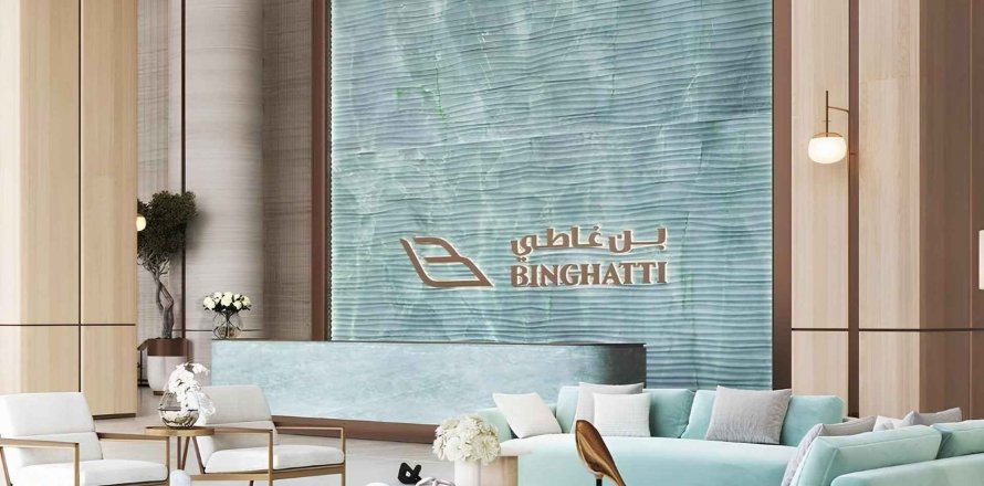 Apartmen di Binghatti Aquarise di Business Bay, Dubai, UAE 39.35 meter persegi № 589106