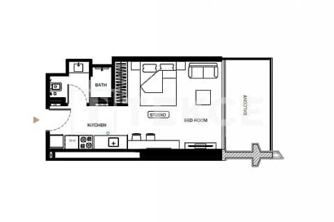 Byt v Dubai, SAE 1 pokoj, 38 m² Č.: 589075 - fotografie 11