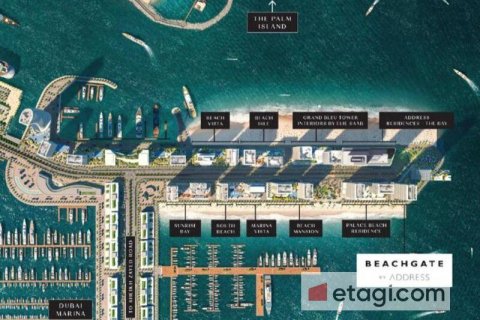 阿联酋 Dubai Dubai Harbour 待售 : 2 卧, 128.5 平方米 , 编号590161 - 照片 13