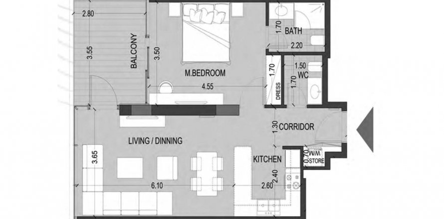 Apartment in Celia Gardens in Nadd Al Sheba, Dubai, UAE 1 bedroom, 73.3 sq.m. № 576733