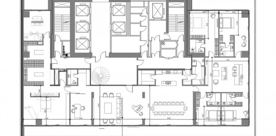 Střešní byt v W Residences Dubai Harbour v Dubai Marina, SAE 5 ložnice, 1095.79 m² Č.: 509913