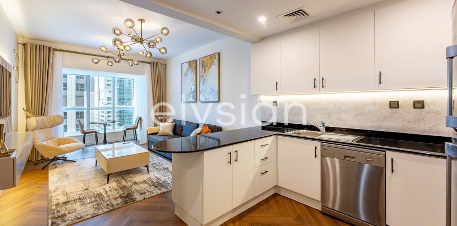 Apartment i Dubai Marina, Dubai, UAE 1 soveværelse, 68 kvm № 586070