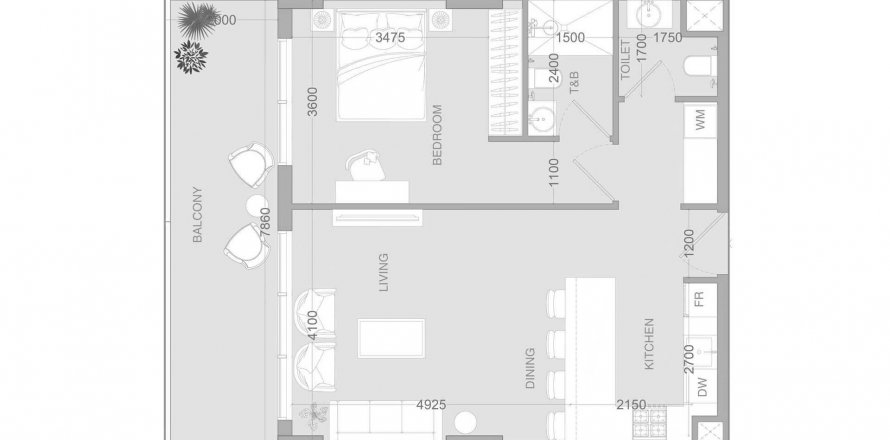 Jumeirah Village Circle, Dubai, BAE’de daire 1 yatak odası, 77.73 m² No 586019