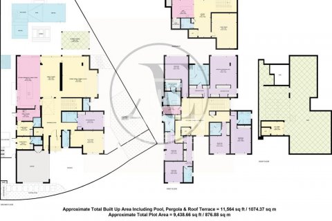 Villa in Jumeirah Golf Estates, Dubai, UAE 7 bedrooms, 1022 sq.m. № 603396 - photo 29