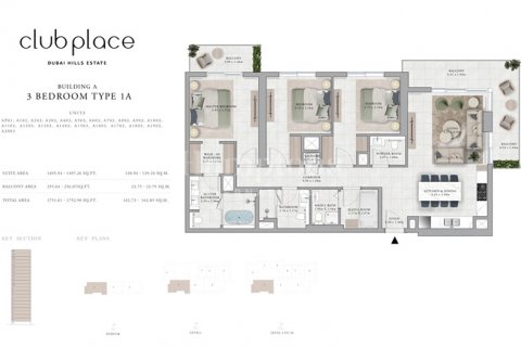 Byt v Dubai Hills Estate, Dubai, SAE 3 ložnice, 162.84966870 m² Č.: 595488 - fotografie 8