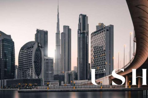 Byt v Business Bay, Dubai, SAE 1 ložnice, 64 m² Č.: 620654 - fotografie 1