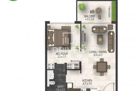 Apartment in Jumeirah Village Circle, Dubai, UAE 1 bedroom, 56 sq.m. № 602987 - photo 12