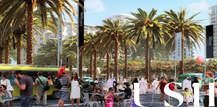 阿联酋 Dubai Town Square 公寓  2 卧, 95 平方米 , 编号 623640