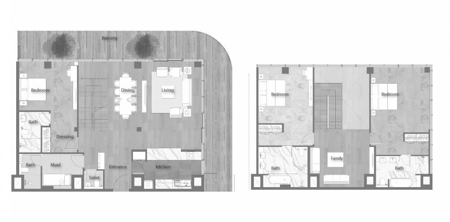 Duplex in YAS BEACH RESIDENCE on the Yas Island, Abu Dhabi, UAE 3 bedrooms, 360 sq.m. № 621132