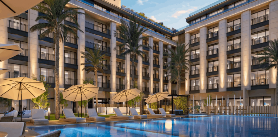 Apartament në Dubai, Emiratet e Bashkuara Arabe 1 dhomë gjumi, 67 m2. № 623056