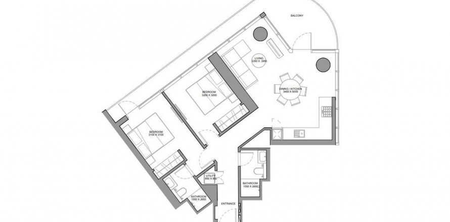 Byt v Sobha Solis Tower A v Motor City, Dubai, SAE 2 ložnice, 104.51 m² Č.: 568618