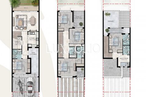 Townhouse di Damac Lagoons, Dubai, UEA 5 kamar tidur, 303 m2 nomor 627232 - foto 12
