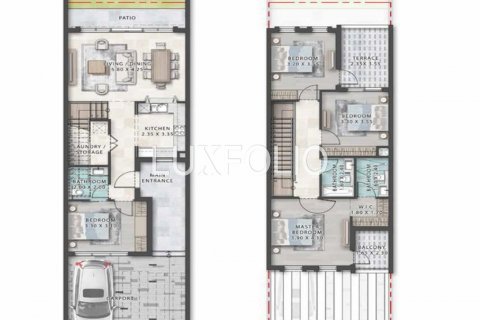 Řadový dům v Damac Lagoons, Dubai, SAE 4 ložnice, 145 m² Č.: 627231 - fotografie 11