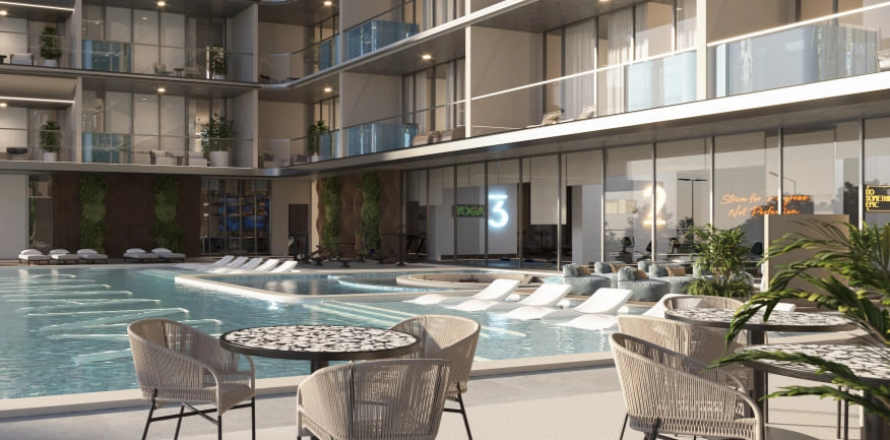 Apartament në Dubai, Emiratet e Bashkuara Arabe 1 dhomë gjumi, 63 m2. № 623046