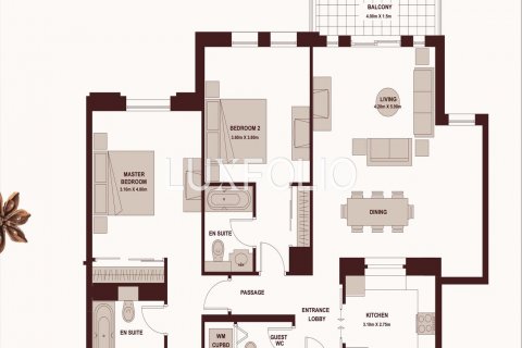 Apartment in Old Town, Dubai, UAE 2 bedrooms, 126 sq.m. № 627534 - photo 9