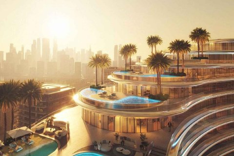 Apartmen di Binghatti Aquarise di Business Bay, Dubai, UAE 2 bilik tidur, 101.23 meter persegi № 589104 - foto 1