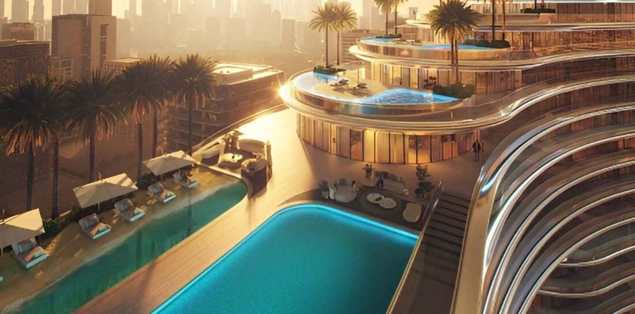 Business Bay, Dubai, UAE의 아파트 침실 1개, 94.87제곱미터 번호 589102