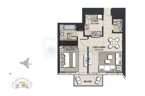 Apartment in Downtown Dubai (Downtown Burj Dubai), UAE 1 bedroom, 77.9 sq.m. № 578985 - photo 21